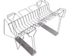 Char-Broil GRILL+ Multi Rack, Rack, Edelstahl, Edelstahl, Produktbild-Vorschau 5