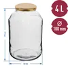 4L Twist-Glas Mit Deckel ?10Cm Glas Produktbild-Vorschau 4