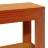Bettgestell mit Kopfteil ohne Matratze Wachsbraun 120x200 Produktbild-Vorschau 10