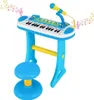 Tastiera elettronica per bambini TM10021BL, con sgabello, Anteprima dell’immagine prodotto 9