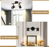 ZMH Plafonnier en bois Spot de plafond à 2 flammes GU10 Voir les images du produit 6