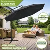 tillvex slnečník antracit Ø 300 cm závesný slnečník Náhľad obrázku produktu 6