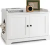 COSTWAY Katzenschrank Katzentoilette, Katzenhaus mit Produktbild-Vorschau 1