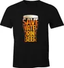 Herren T-Shirt - Save Water drink Beer - Spare Wasser Produktbild-Vorschau 1