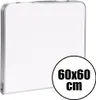 Stół składany z otworem 120x60cm Heckermann Biały + 4x Podgląd zdjęcia produktu 6