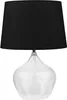 BELIANI stolní lampa Průhledná černé sklo 45 cm kulatá Náhled obrázku produktu 1