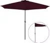 Ombrellone da balcone in alluminio rosso Bordeaux Anteprima dell’immagine prodotto 9