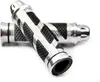 SET Lenkergriffe 22/ 24 mm schwarz silber universal Produktbild-Vorschau 1