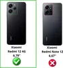 Hülle für Xiaomi Redmi 12 4G mit 2 Displayschutzfolien aus Produktbild-Vorschau 2