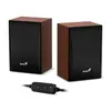 Reproduktory Genius SP-HF380 BT, 2.0, 3 W, hnedá/čierna, Náhľad obrázku produktu 2