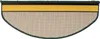 Shaggy-Stufenmatte Barcelona Grün 140 Halbrund 23,5 x 65 cm Produktbild-Vorschau 3