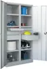 Schwerlastschrank - Vollblechtüren - Trennwand - 6 Böden - Produktbild-Vorschau 5