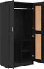 vidaXL Armoire noir aspect chêne 82,5 x 51,5 x 180 cm Voir les images du produit 4