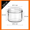 gouveo 24er Set Einmachgläser 230 ml rund mit Schraubdeckel Produktbild-Vorschau 3