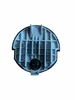 The underside of a round component with a grid-like structure and a central fastening mechanism. Produktbild-Vorschau