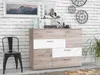 Kommode Sideboard SKIVE Optik: Sandeiche / Weiß von Forte Produktbild-Vorschau 2
