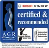 A marketing image with certification logos and text related to back health. Voir les images du produit