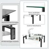 COSTWAY Table basse avec plateau de table en verre, table Voir les images du produit 4