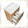 A top-down view of a bathroom vanity with a sink and open drawers. Podgląd zdjęcia produktu