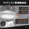 Luxari LED Einbaustrahler 230V flach − Strahlende LED Produktbild-Vorschau 5