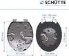 SCHÜTTE MDF WC sedátko GREY STEEL, WC sedátko s měkkým Náhled obrázku produktu 7