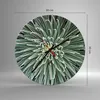Wanduhr - Rund - Glasuhr - Agave Grün Pflanze - 30x30cm - Produktbild-Vorschau 3