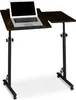 relaxdays PC-Tisch höhenverstellbar dunkelbraun 80,0 x 50,0 Produktbild-Vorschau 1