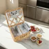 tectake® Picknickkorb Föhr für 4 Personen inkl. 20-teiliges Produktbild-Vorschau 7