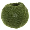 A ball of green yarn on a white background. Produktbild-Vorschau
