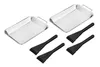 6-teiliges BBQ Grillpfannen-Set - 2x Edelstahl Produktbild-Vorschau 6