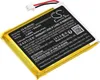 A close-up view of a lithium-polymer battery pack with text and logos printed on its label. Anteprima dell’immagine prodotto