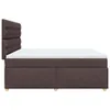 Boxspringbett mit Matratze Dunkelbraun 200x200 cm Stoff Produktbild-Vorschau 7