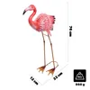 KADAX Flamingo Statue 76 cm, große Gartenfigur aus Produktbild-Vorschau 3