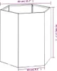 vidaXL Pflanzkübel Rostig 40x40x45 cm Cortenstahl Produktbild-Vorschau 6