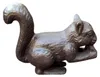 Gusseisen Eichhörnchen Gartenfigur Antikbraun Landhaus 13,5 Produktbild-Vorschau 2