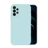 A light blue phone case is shown against a white background. Produktbild-Vorschau