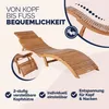 CASARIA® Sonnenliege Klappbar Holz FSC®-zertifiziert 320kg Produktbild-Vorschau 3