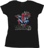 Marvel - "Amazing" T-Shirt für Damen BI29428 (L) (Schwarz) Produktbild-Vorschau 1