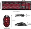 A gaming keyboard and mouse set with dimensions shown. Produktbild-Vorschau