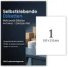 Morrent DIN 4A Mattes Aufkleberpapier – 100 Blatt (205 x Produktbild-Vorschau 1