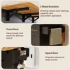 BEALIFE Carrello da cucina con ripiano estraibile, 3 Anteprima dell’immagine prodotto 7