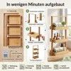 hausleben Bambus Badregal 3 Ebenen 25x16x65 cm – Produktbild-Vorschau 7