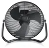 A black floor fan is shown against a white background. Produktbild-Vorschau