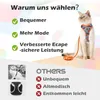 Supet Katzengeschirr und Leine Set Grau M M Reflektierende Produktbild-Vorschau 6