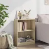 vidaXL Libreria in rovere Sonoma 60x24x76 cm in materiale Anteprima dell’immagine prodotto 3