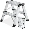 Drabina aluminiowa dwustronna tectake® z 2 szczeblami, Podgląd zdjęcia produktu 10
