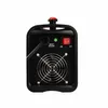 The back of a black welding machine with a fan, power switch, and indicator lights. Podgląd zdjęcia produktu