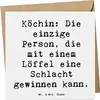Mr. & Mrs. Panda Grußkarte Spruch Köchin Stärke - Weiß - Produktbild-Vorschau 1