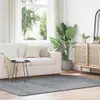 vidaXL Teppich Shaggy Hochflor NAVARRA Hellgrau 160x230 cm Produktbild-Vorschau 2