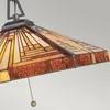 Lampe à suspendre, plafonnier, verre Tiffany métal, D 45,7 Voir les images du produit 6